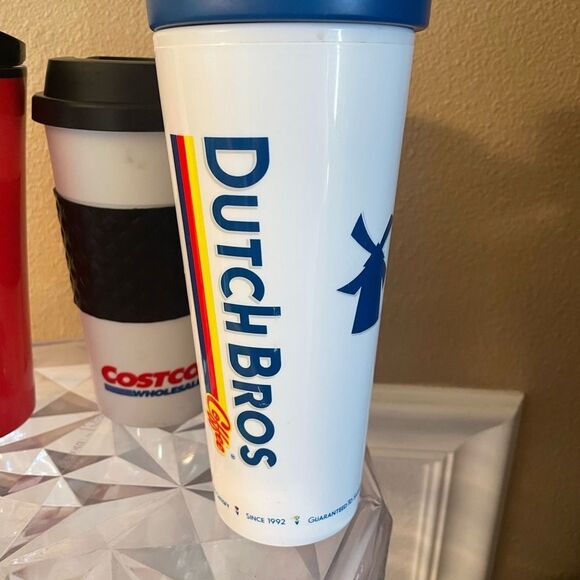 Coffee To Go Cups Kate Spade Dutch Bros Costco set of 4 - Picture 3 of 14